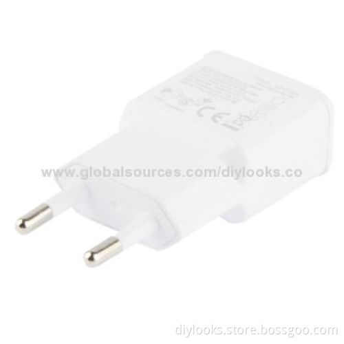 EU Plug Dual Port USB Output Travel Charger for SamsungNew
